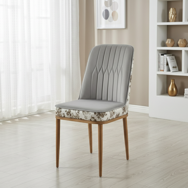 Flora - Grey Upholstery Dining Chair