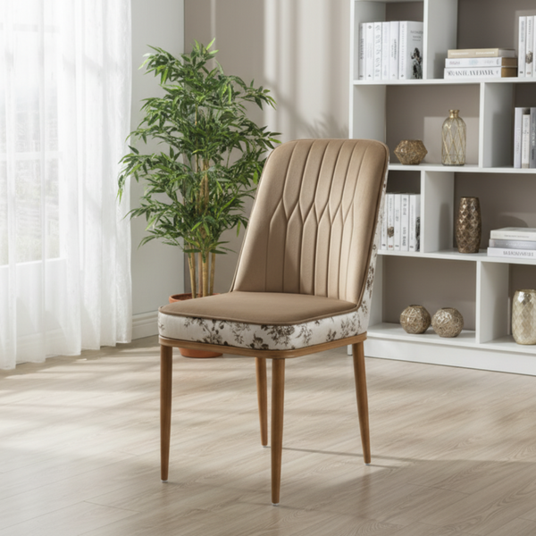 Flora - Brown Upholstery Dining Chair