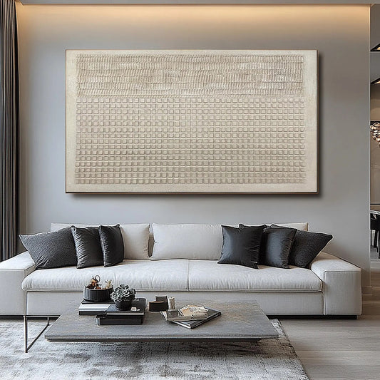 Minimalist 3D Textured Canvas Wall Art