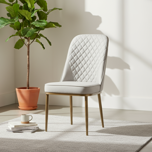 Primal - White Upholstery Dining Chair